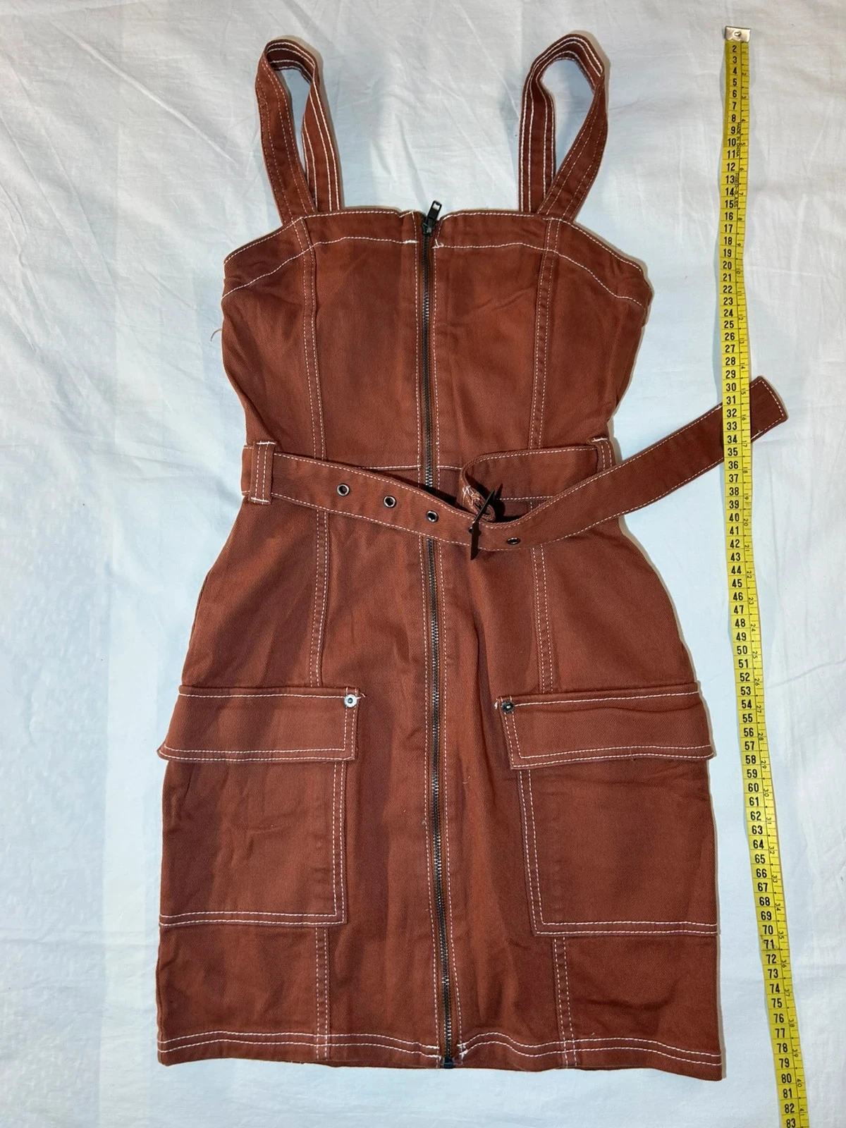 Robe en jean marron divided h&m